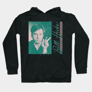 Bill Hicks •• Retro 90s Aesthetic Style Design Hoodie